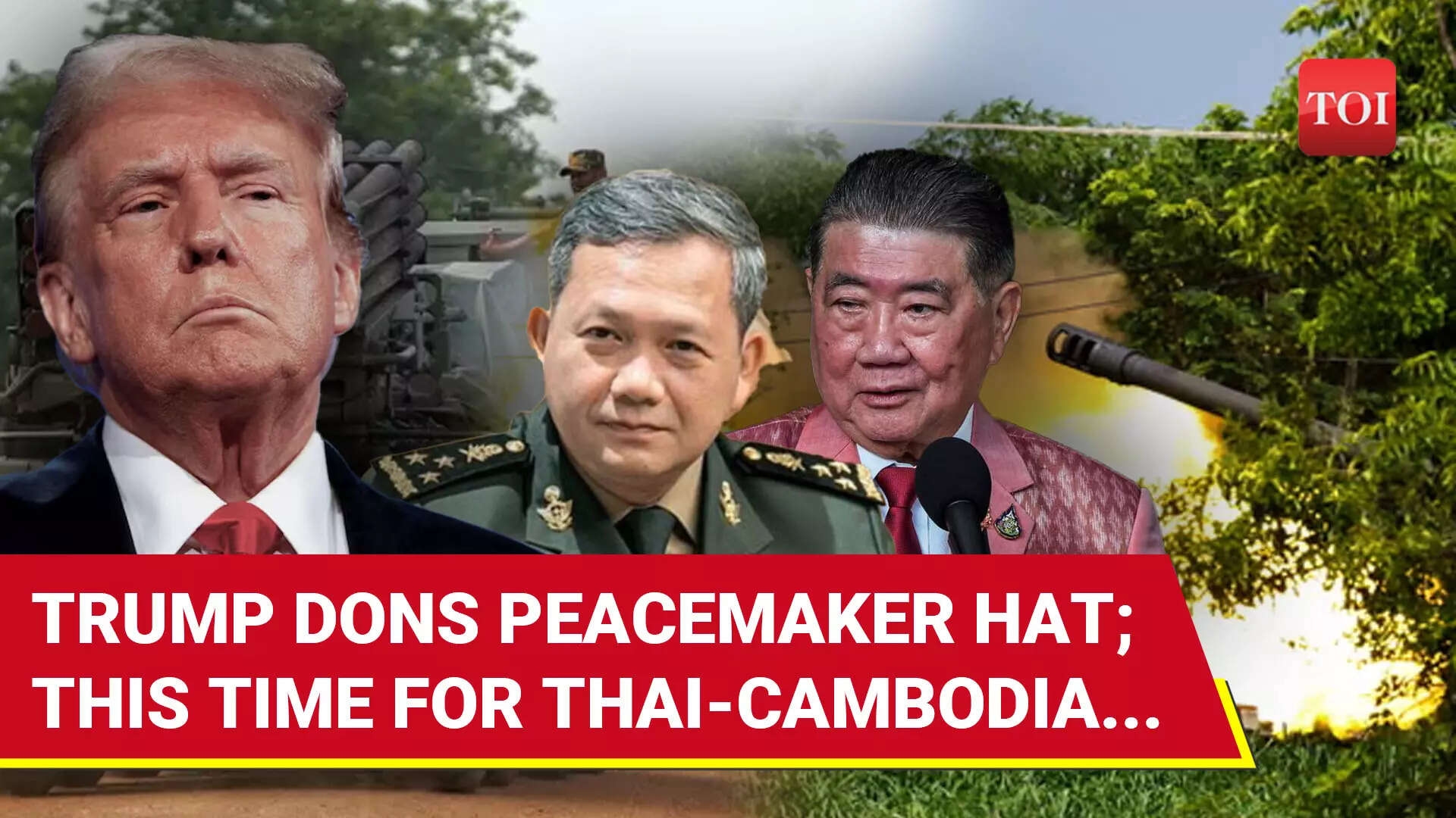 Trump 'BEGS' For Thai-Cambodia 'Ceasefire; Drops Trademark 'Trading Table' Lollipop I Details