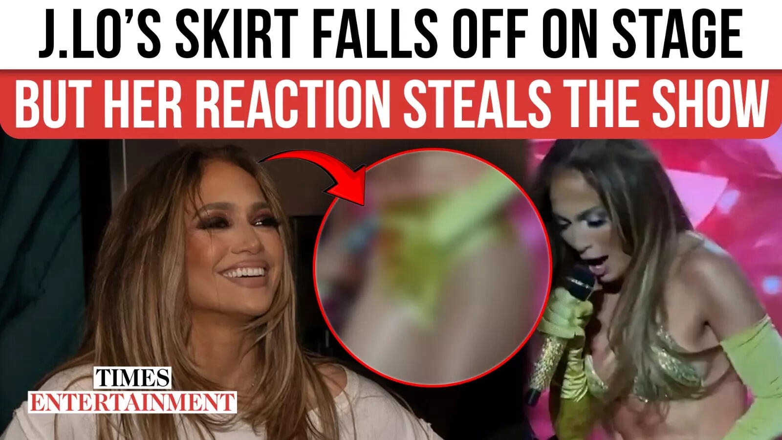 Jennifer Lopez Laughs Off Major Wardrobe Mishap Like a Queen