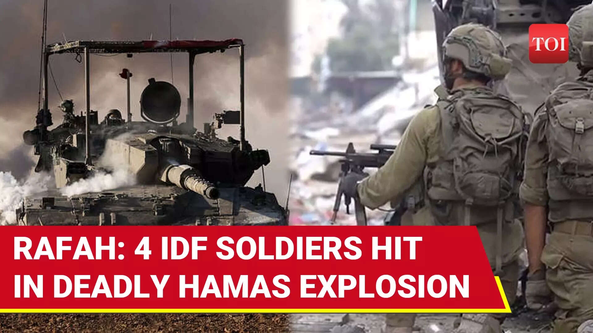 IDF's Rafah Raid Turns Deadly: Two Soldiers Killed, 4 Wounded In Back-to-Back Explosions