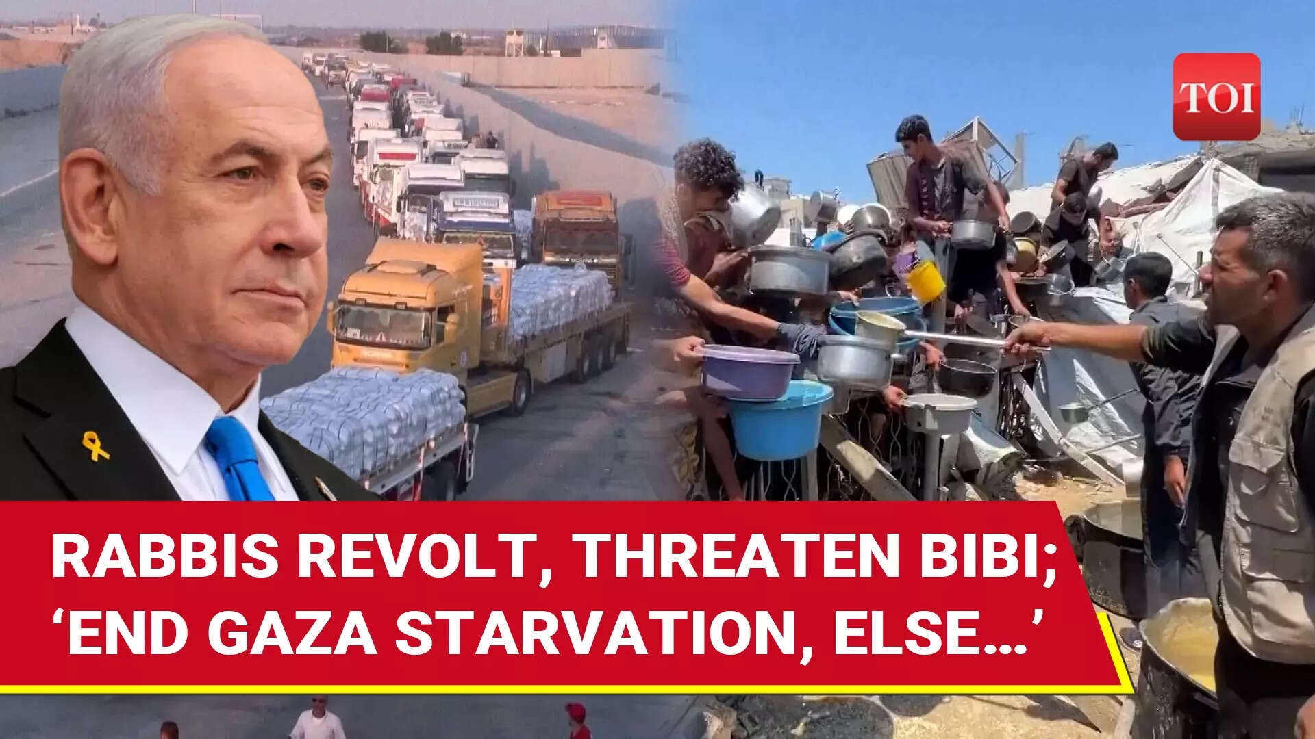‘Israel Weaponising Hunger In Gaza': Over 1000 Rabbis Slam Netanyahu For Violating Jewish Values