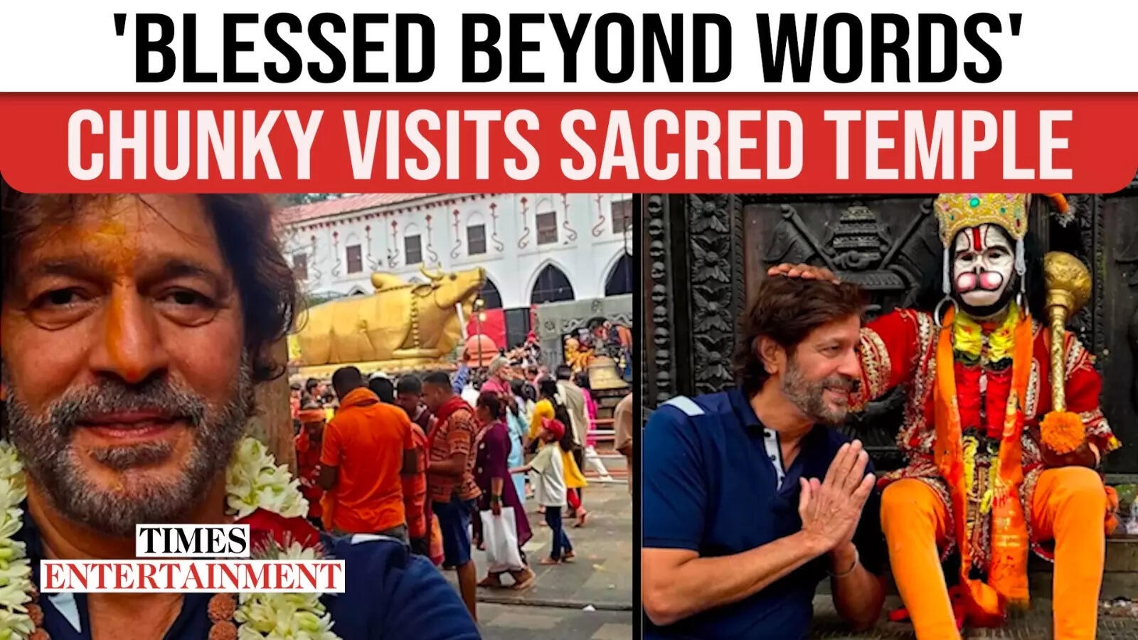 Chunky Panday's Divine Break: Lord Shiva's Blessings In Shravan
