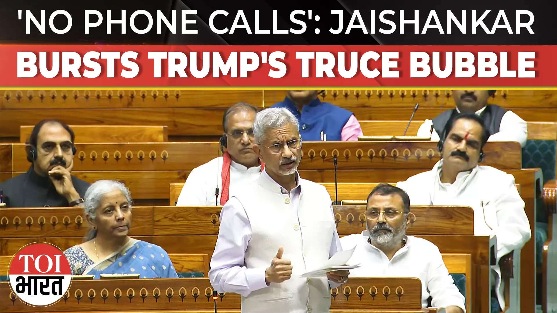 Jaishankar Bursts Trump's 'Bubble' on Indo-Pak Truce, Tears Into Cong's Track Record Against Terror