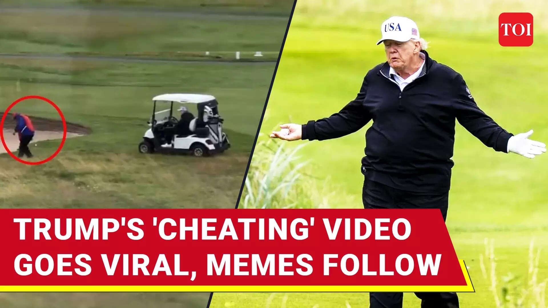 'Cheater-In-Chief: Watch Trump 'Caught Cheating' In Scotland Golf Game; Meme Fest Erupts Online