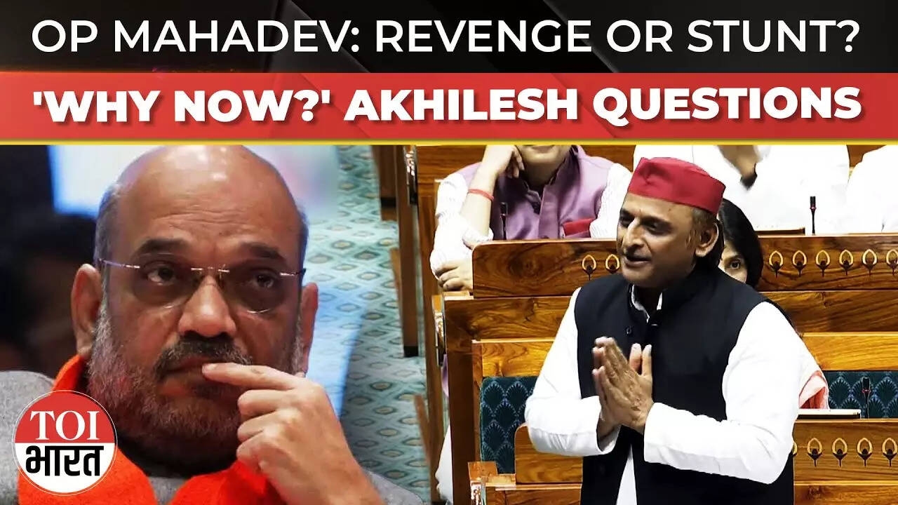 Akhilesh Questions Timing Of Pahalgam Revenge, Hints At Ceasefire ‘Friendship' With US