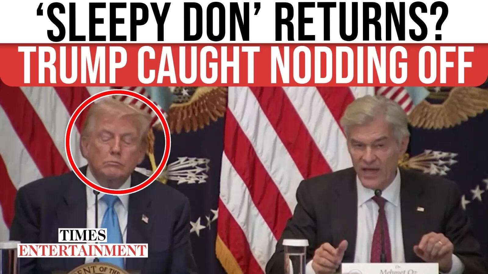 Caught Dozing? Trump Accused Of Sleeping Again, Critics Say ‘Sleepy Joe' Karma