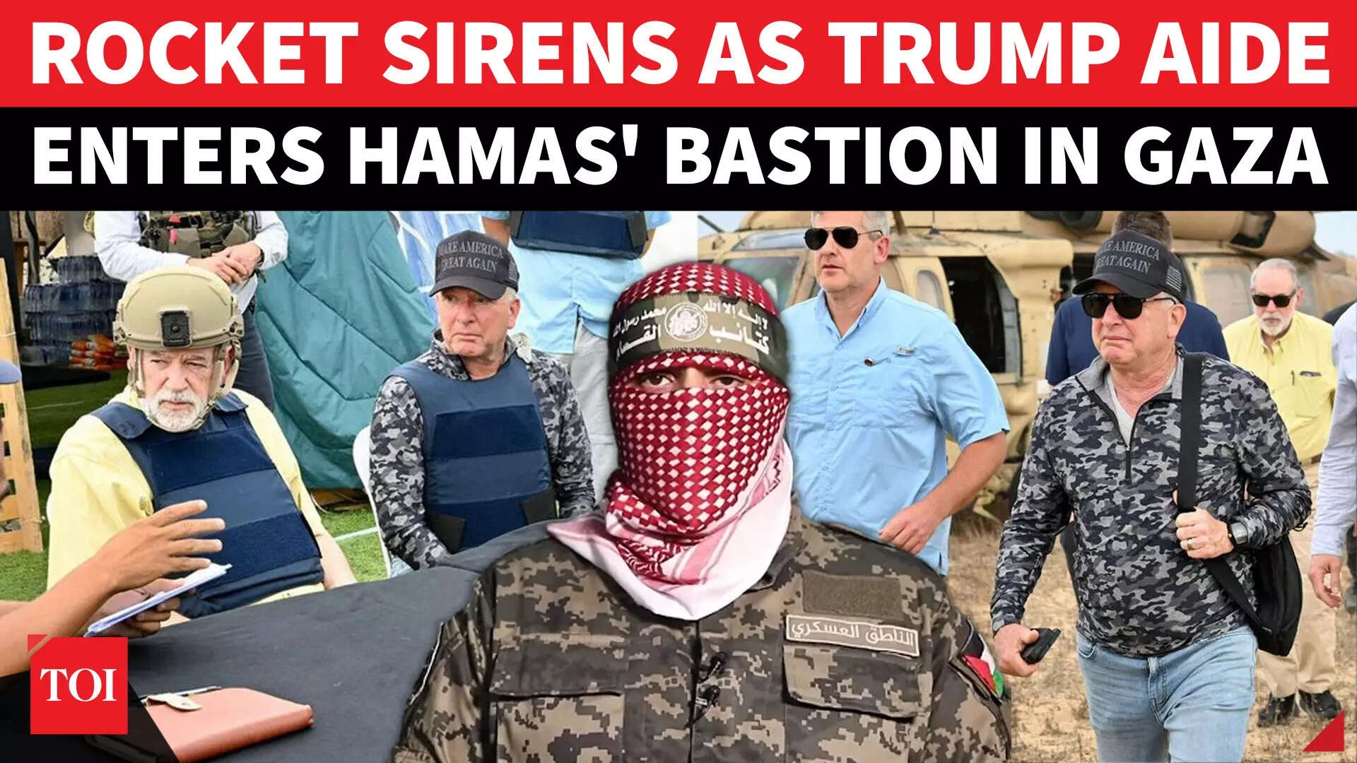 Hamas Vs U.S: Trump Envoy Survives Rockets In Gaza? Witkoff In Al-Qassam Bastion, Sirens In Israel