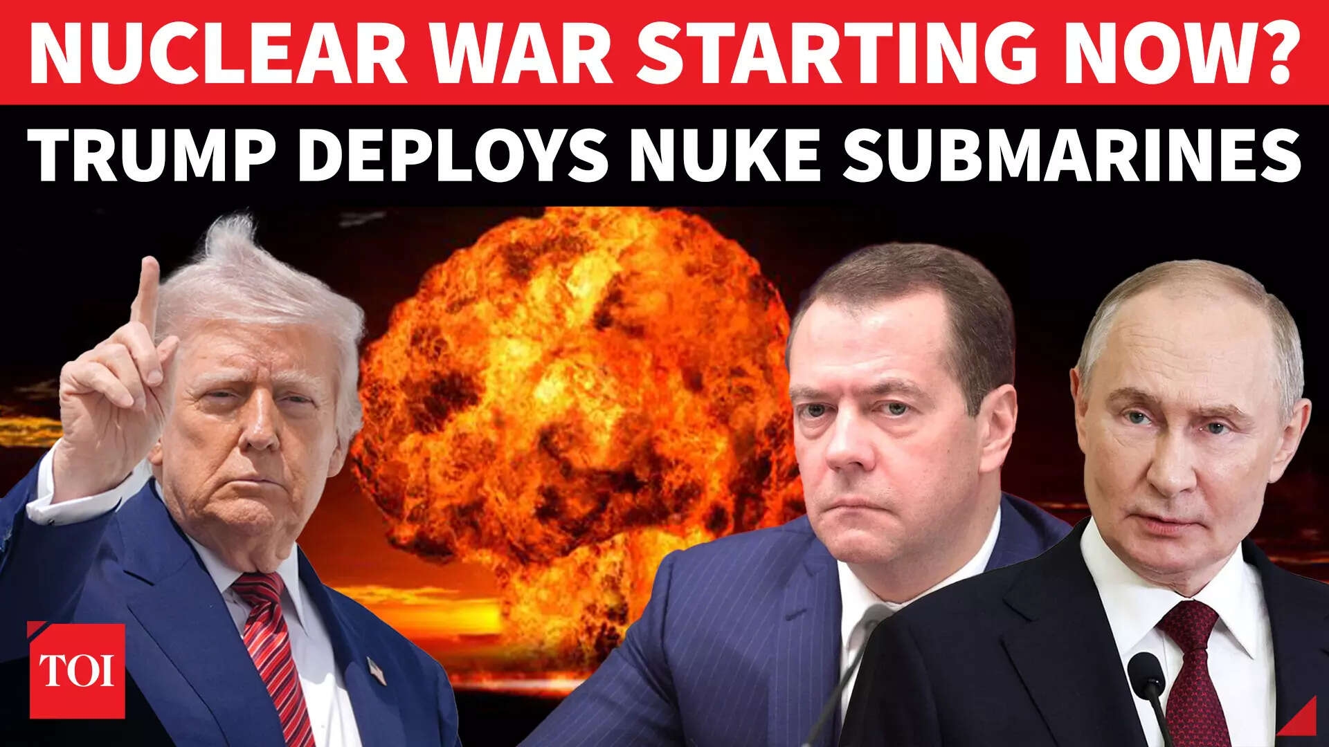 Trump Deploys Nuclear Submarines Near Russia In Dramatic Nuke Escalation After Putin Aide's Threat