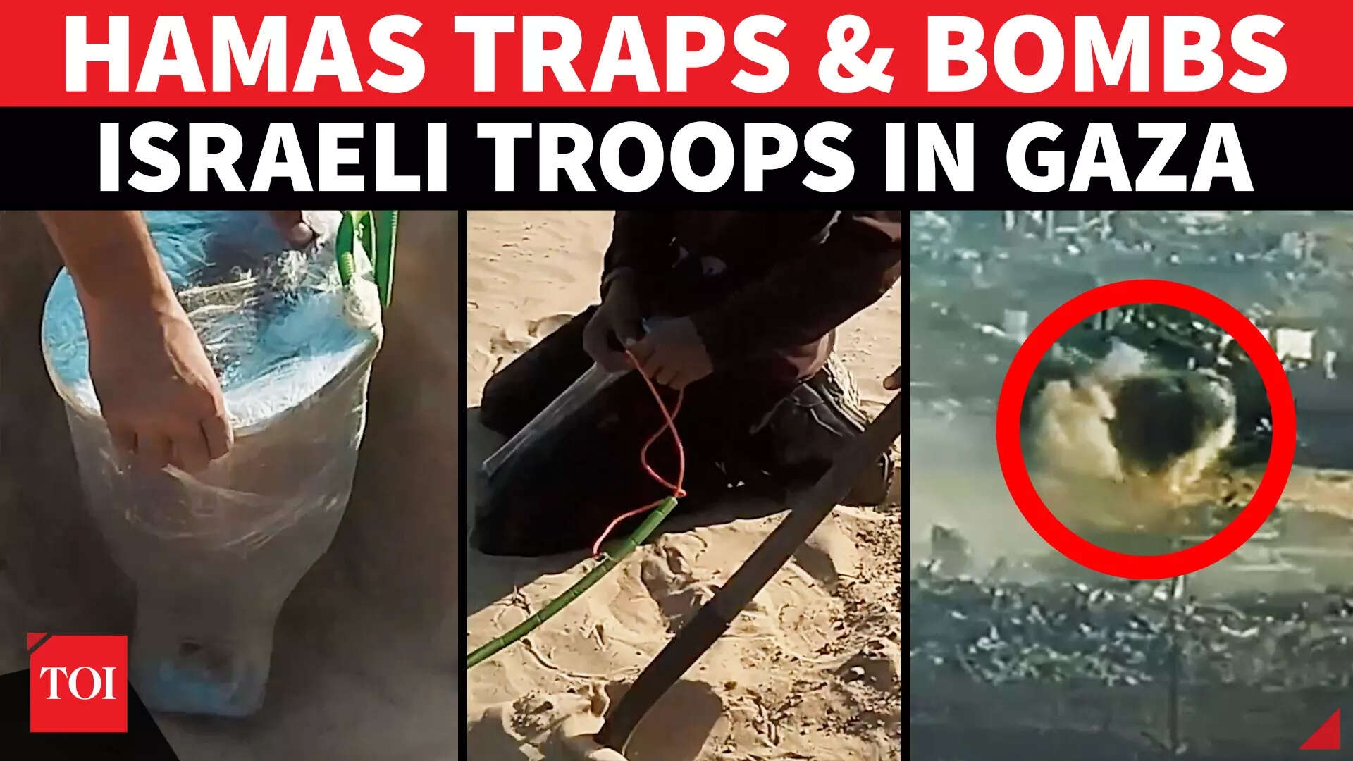 Hamas Attacks IDF Soldiers With Hidden Bombs In Gaza, Blows Up Convoy Routes