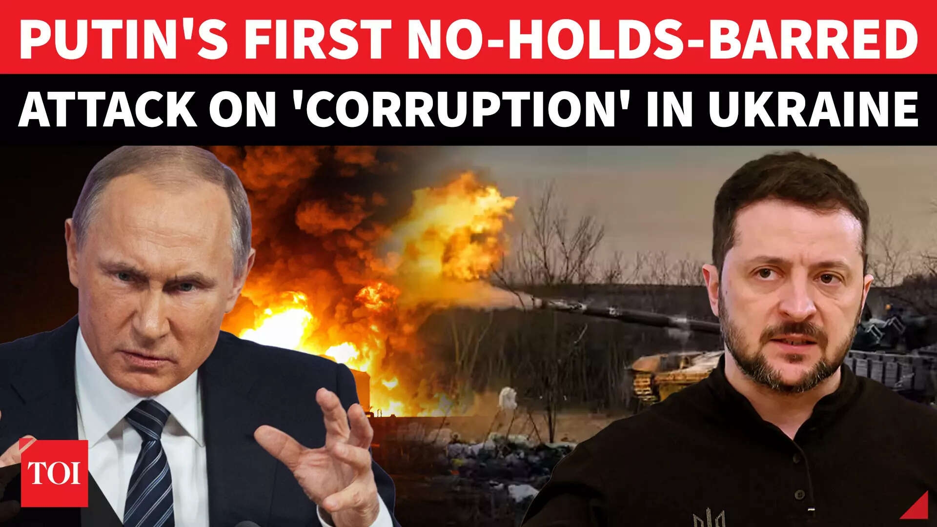 'Disgrace': Putin Spares No One; Blasts ‘Corrupt' Zelensky; Hits US, Europe over 'Legal Corruption'
