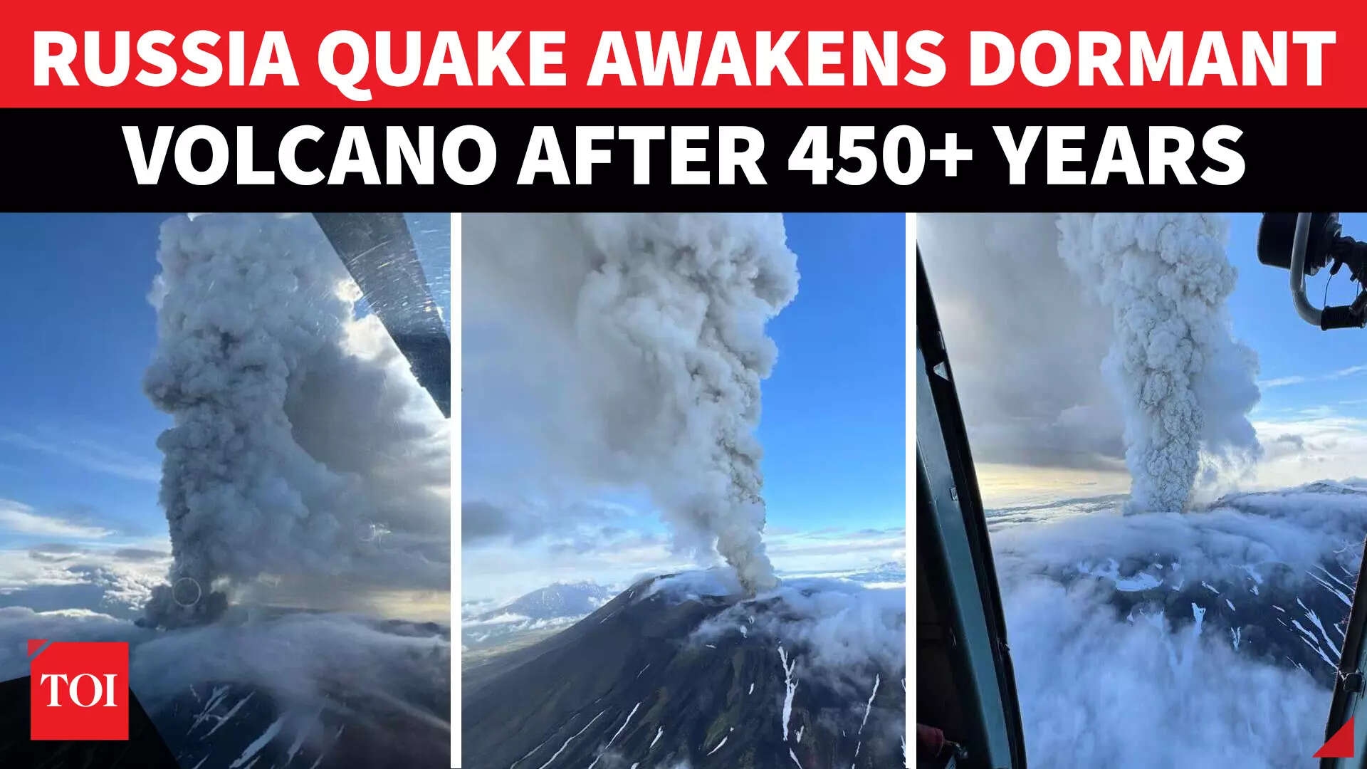 Russia Earthquake Triggers 2nd Volcano After 450 Years