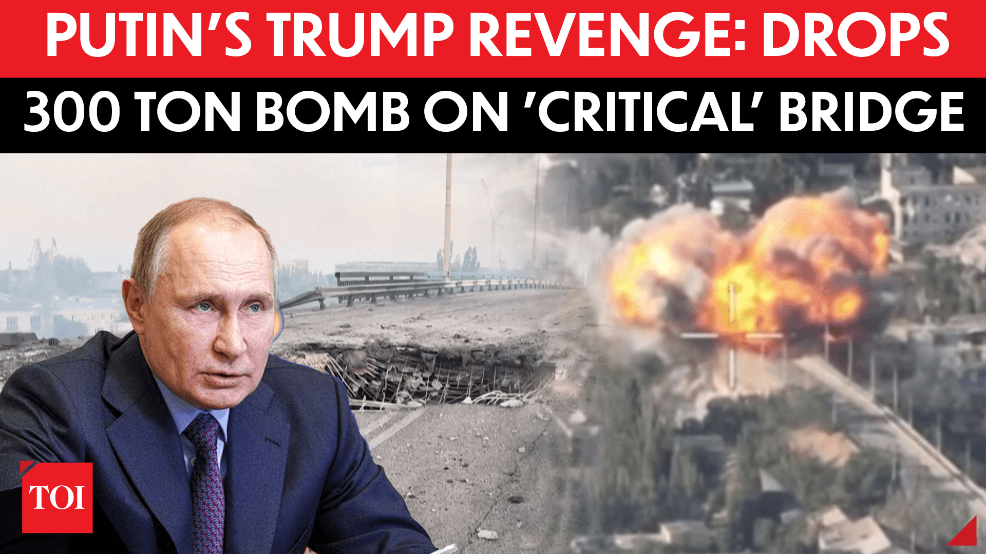 On Cam: Putin Drops 2 'FAB-3000' Bombs On Key 'LINK' For Zelensky's Troops; Nuke Submarines Revenge?
