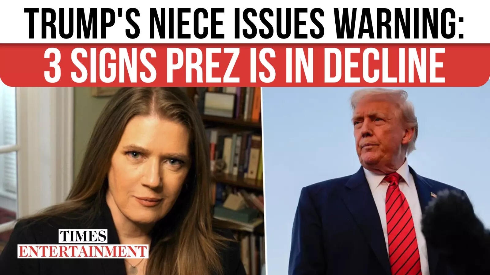 Trump's Niece Drops Health Bombshell: 3 Troubling Signs About President's Health