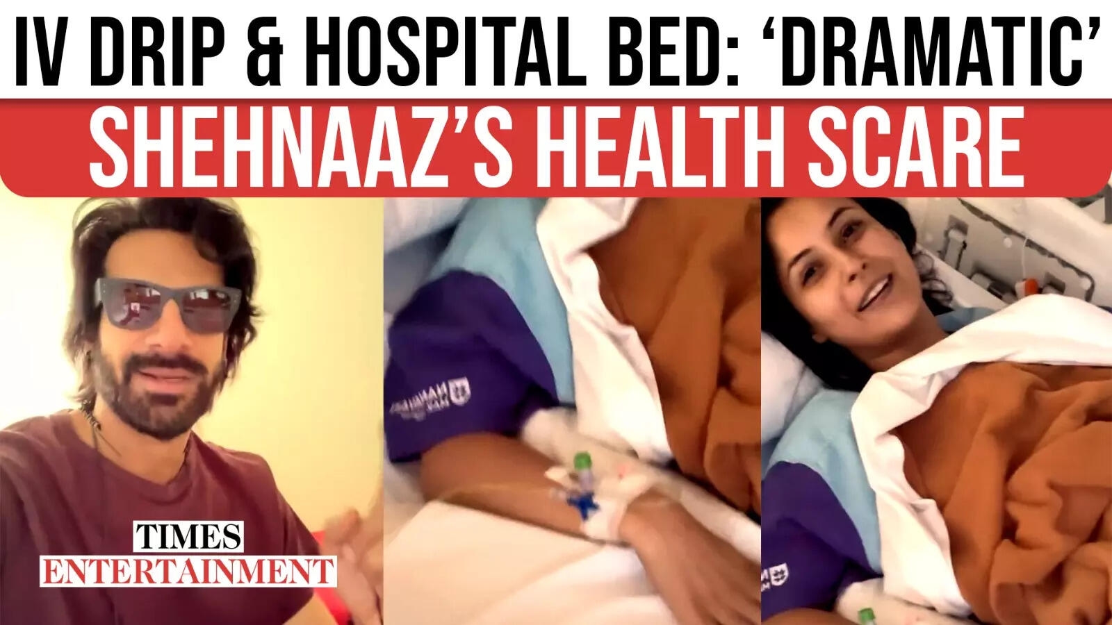Shehnaaz Gill admitted to hospital; Karan Veer Mehra seeks fans' prayers