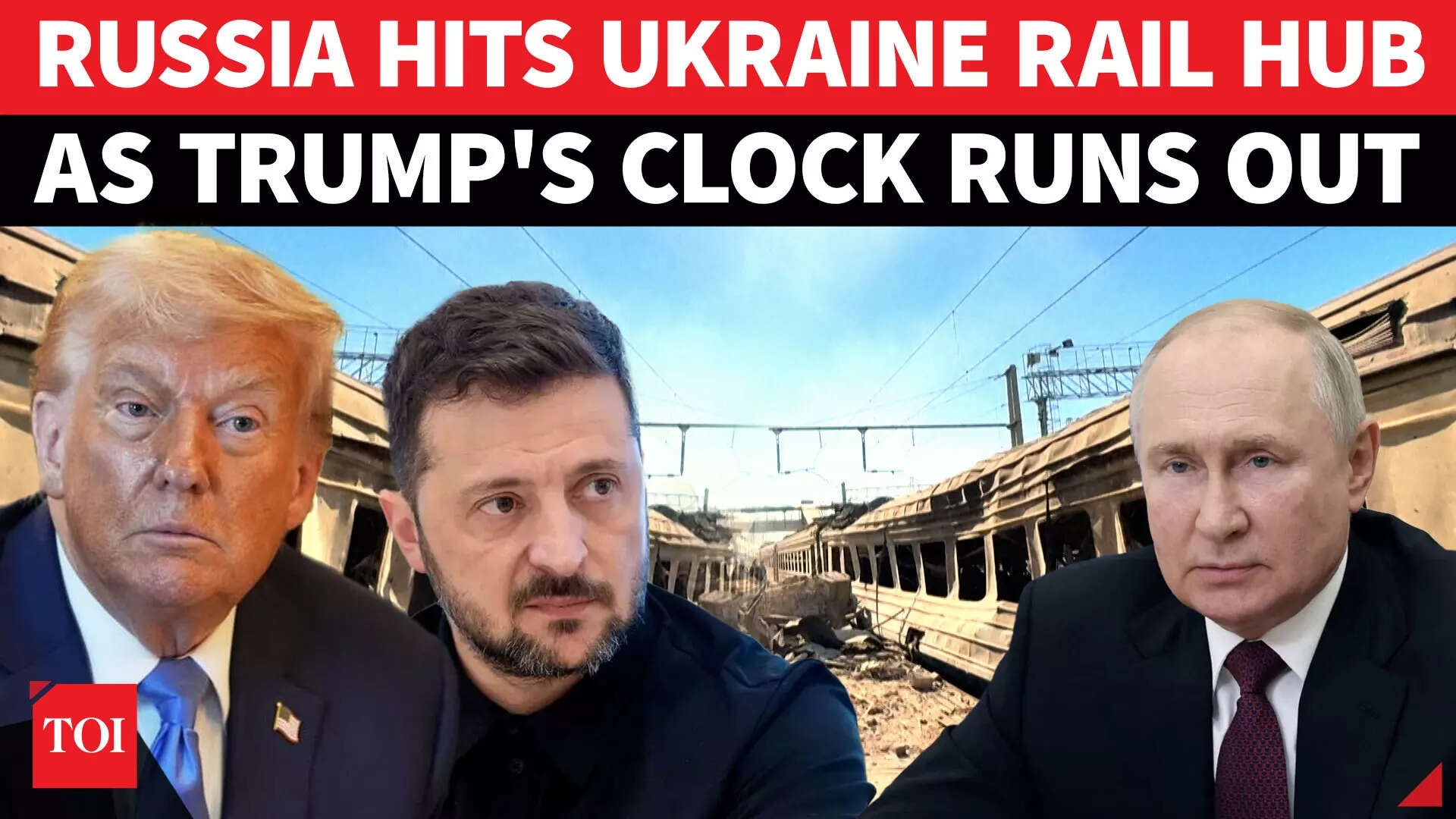 Putin Mocks Trump's Countdown; Russia Devastates Ukraine's Railway Network