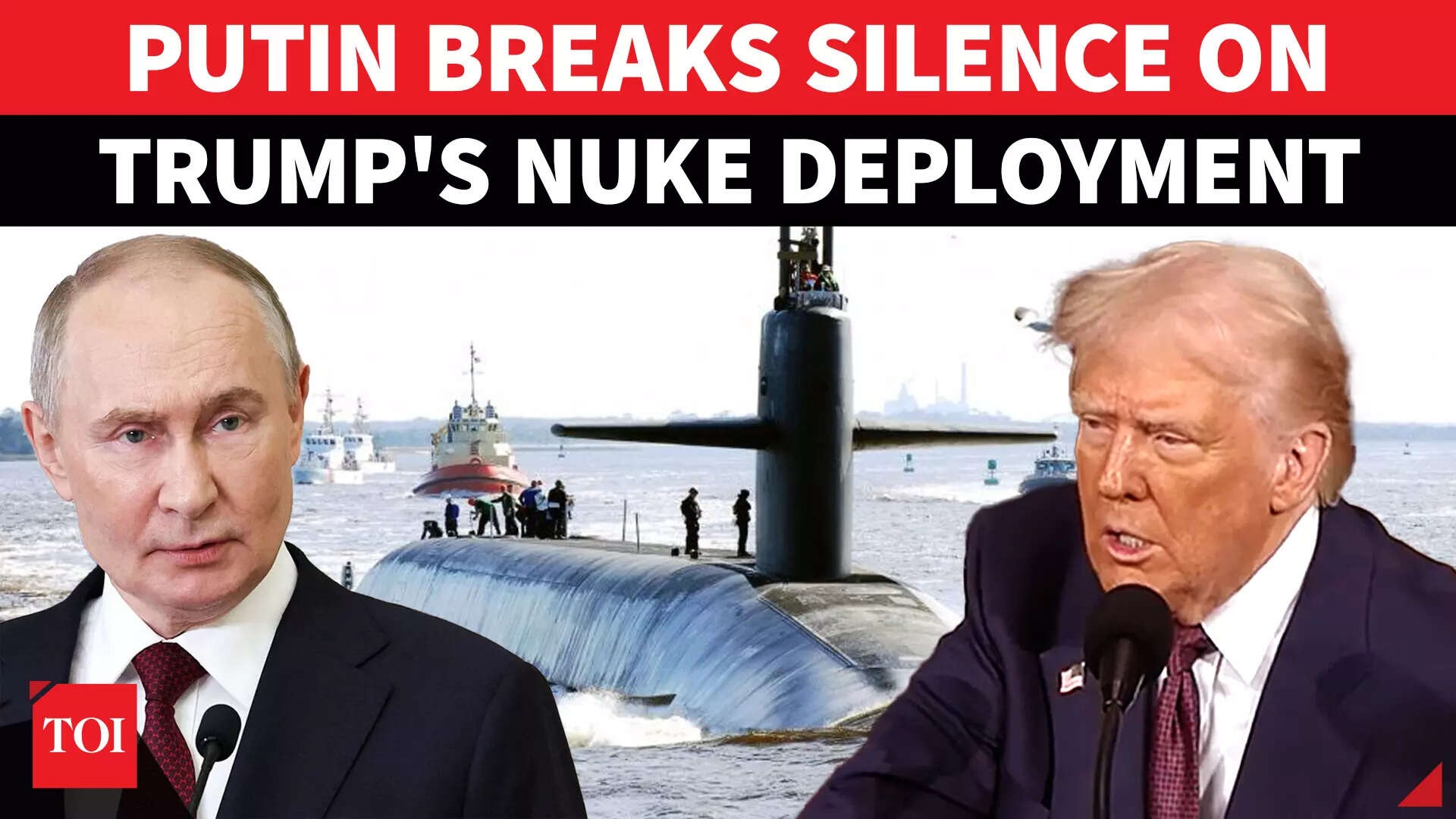 Putin's FIRST RESPONSE To Trump Nuclear Deployment Near Russia; 'Be Warned, Your Move...'