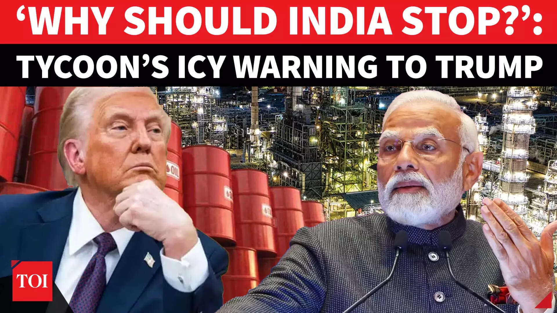 Indian Tycoon Sends BLISTERING Message To Trump's ‘Stop Russian Oil' Demand