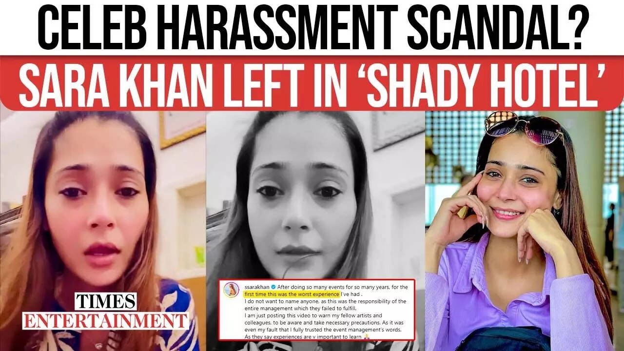 Sara Khan EXPOSES Fashion Show Horror: ‘They Left Me in a Shady Hotel!'