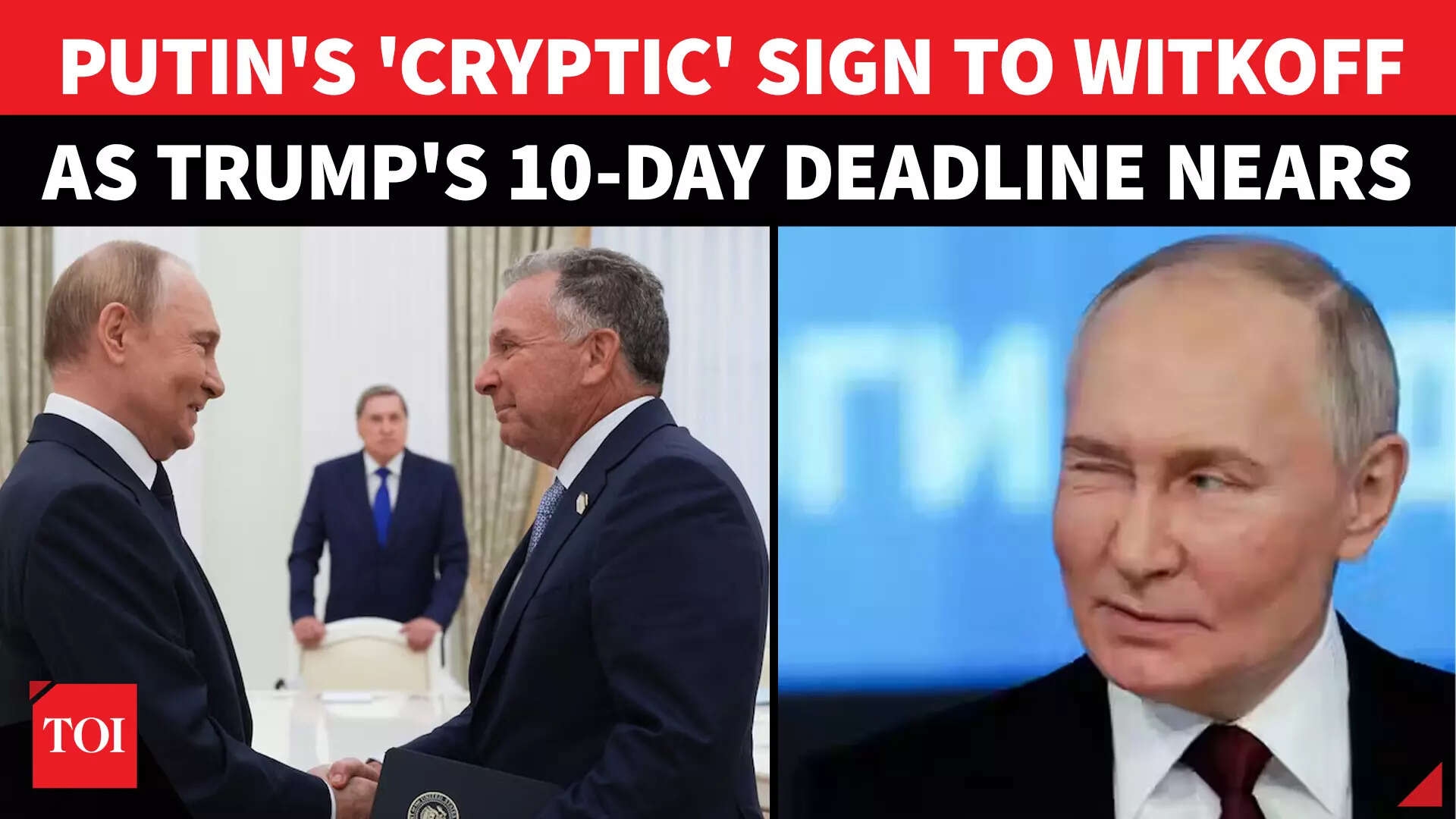 ON CAM: Putin's ‘Cryptic' Move At Witkoff Meet; Then Trump Calls Talks ‘Highly Productive'