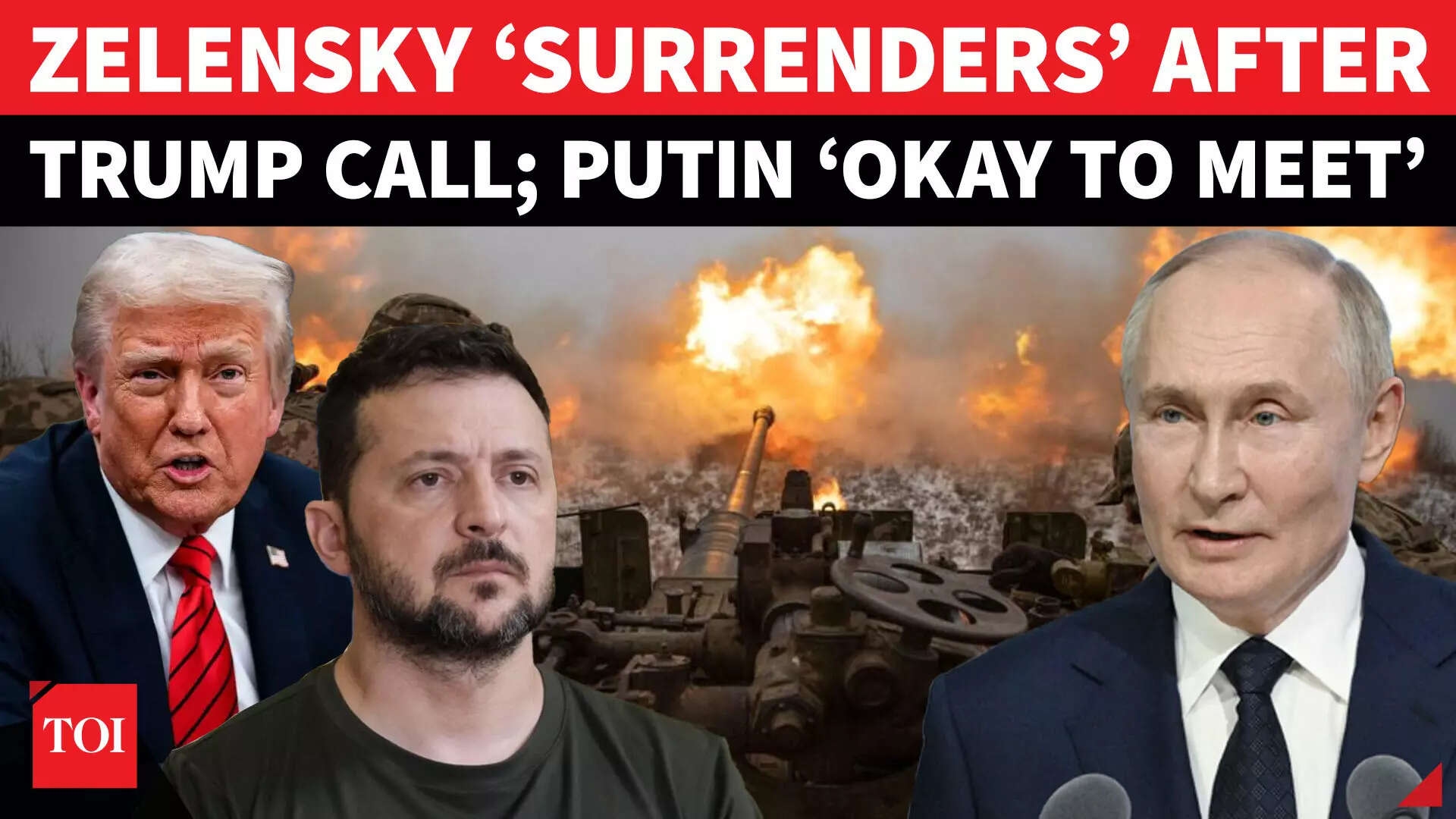 Zelensky's Big ‘Surrender' To Putin; Changes Tune On Ending War After Trump's Call