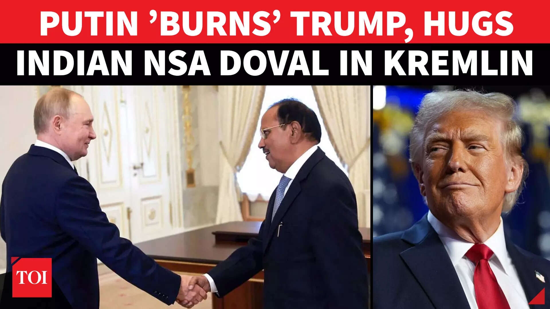 Putin's Power Play Stuns Trump, Hugs Doval Amid U.S.-India Tariff War