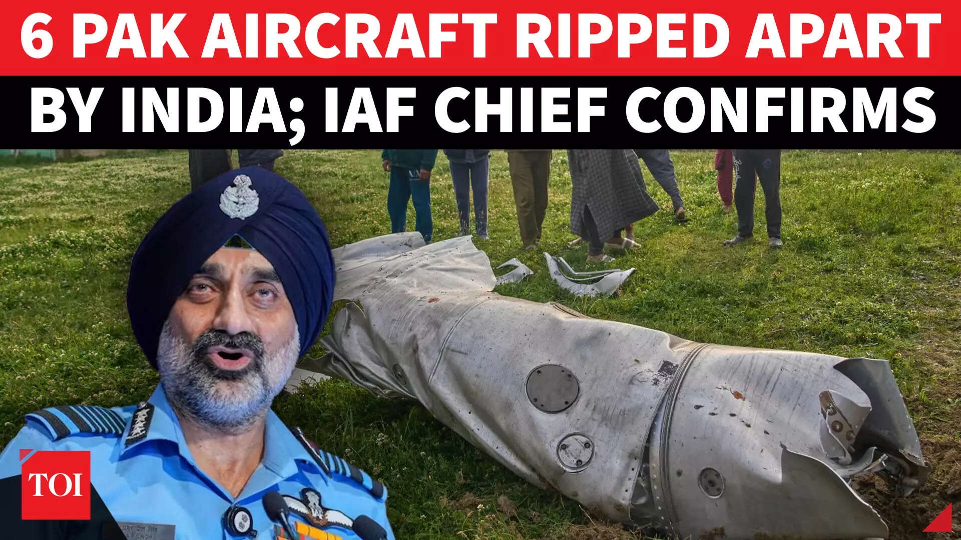 Not One Or Two But India Shoots Down Pak's 5 Fighters & 1 Surveillance Jet