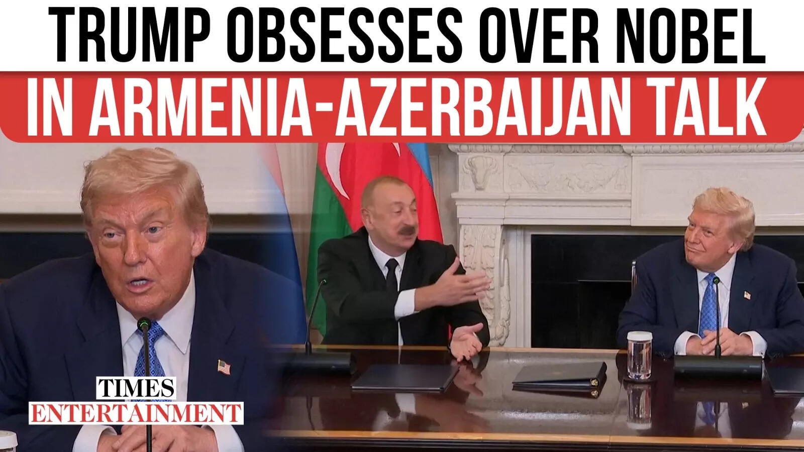 Trump Can't Mask His Giddy Anticipation for Nobel Peace Prize as Armenia & Azerbaijan Back Him