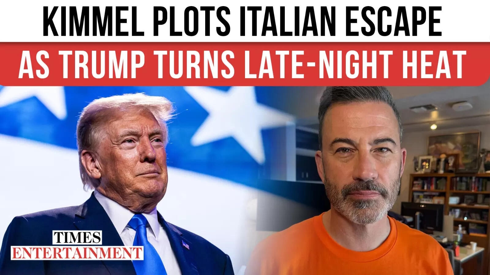 Jimmy Kimmel Plans Italian Escape After Trump Says He'll Be ‘Canceled Next'