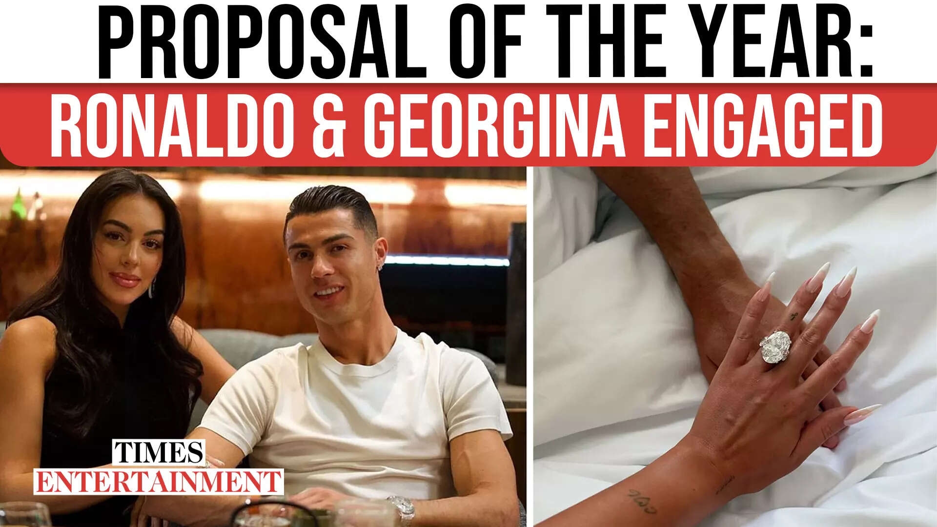 Ronaldo's Surprise Play: CR7 Pops the Question With Massive Diamond Ring, Georgina Says ‘Yes'