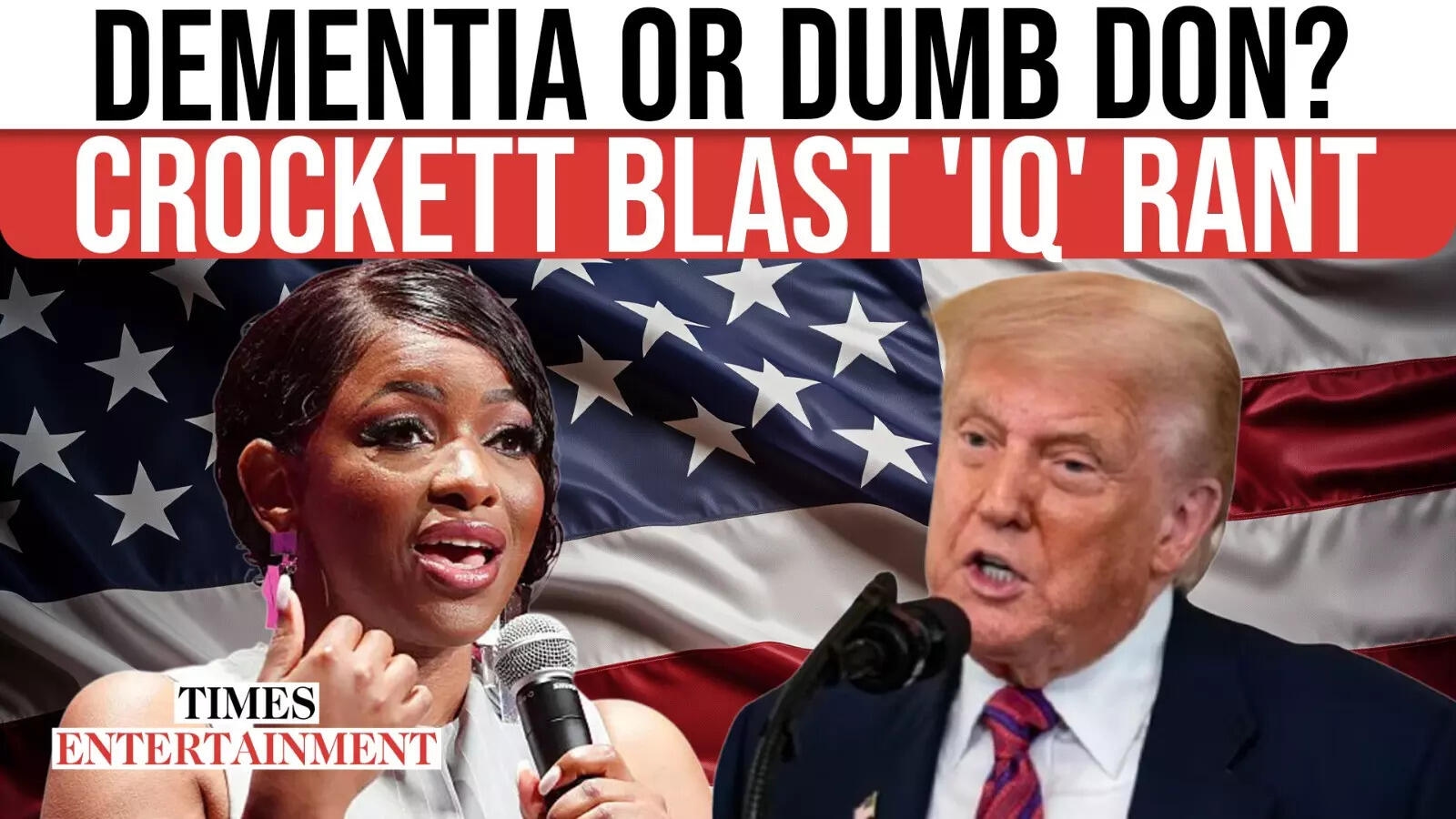 Jasmine Crockett Torches Trump With 'Dementia' Bombshell After His 'Low IQ' Rant On Truth Social