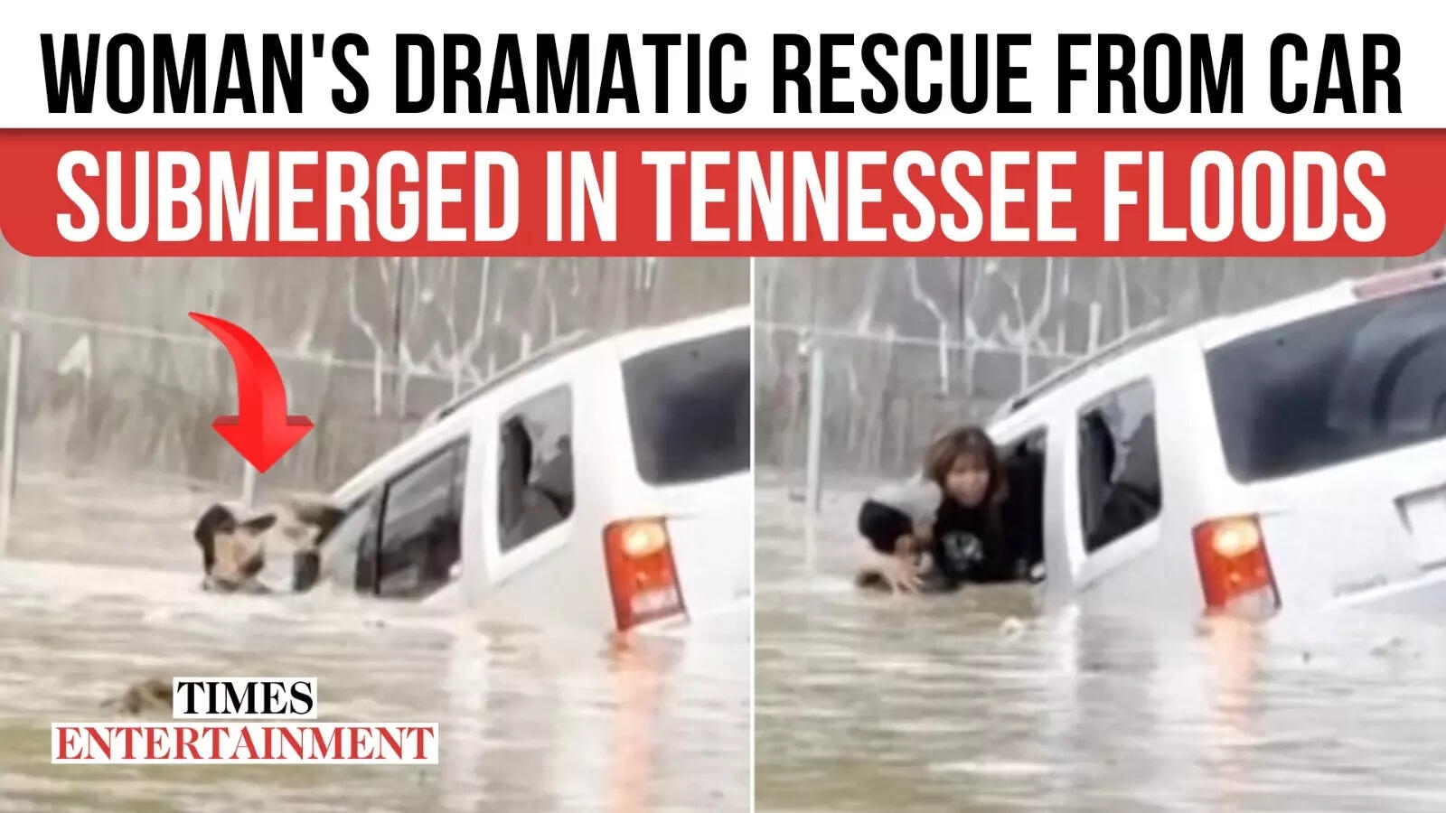 Tennessee Floods: Hero Rescues Woman Trapped In Submerged Car, Tragedy & Chaos In Chattanooga