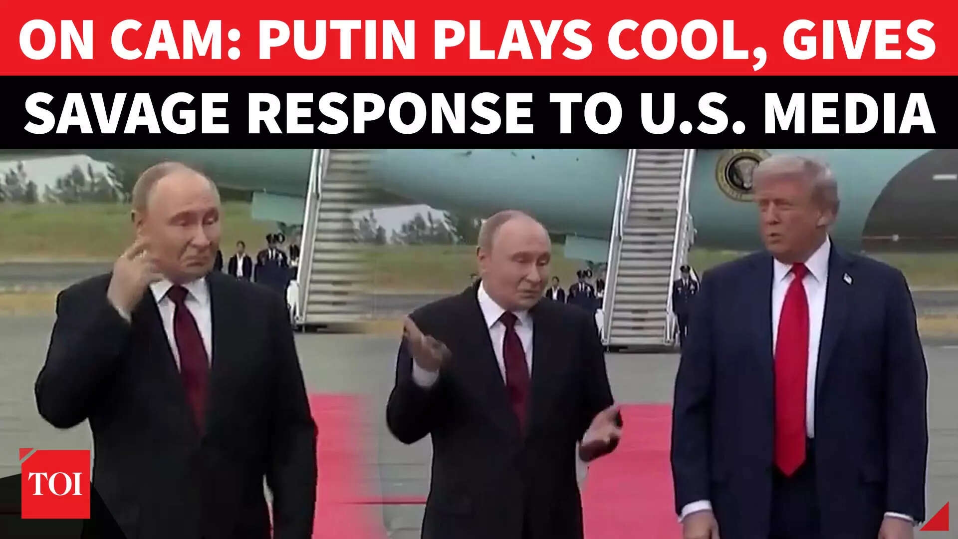 Putin's Savage Gesture Stuns Trump When Asked By U.S. Media About Killing Of Ukrainian Civilians