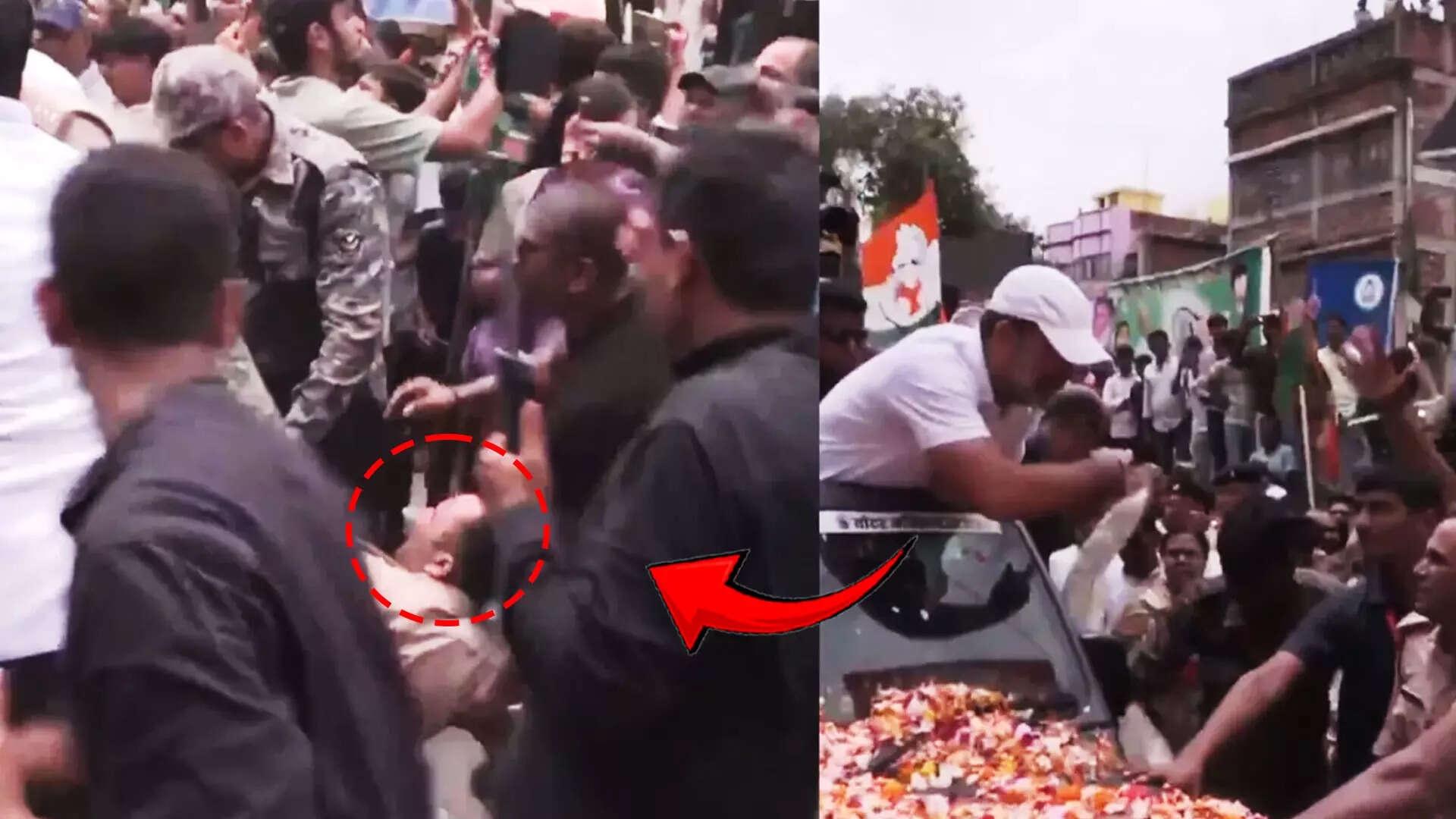 Political Row Erupts After Rahul Gandhi's Convoy ‘Crushes' Cop During Vote Adhikar Yatra