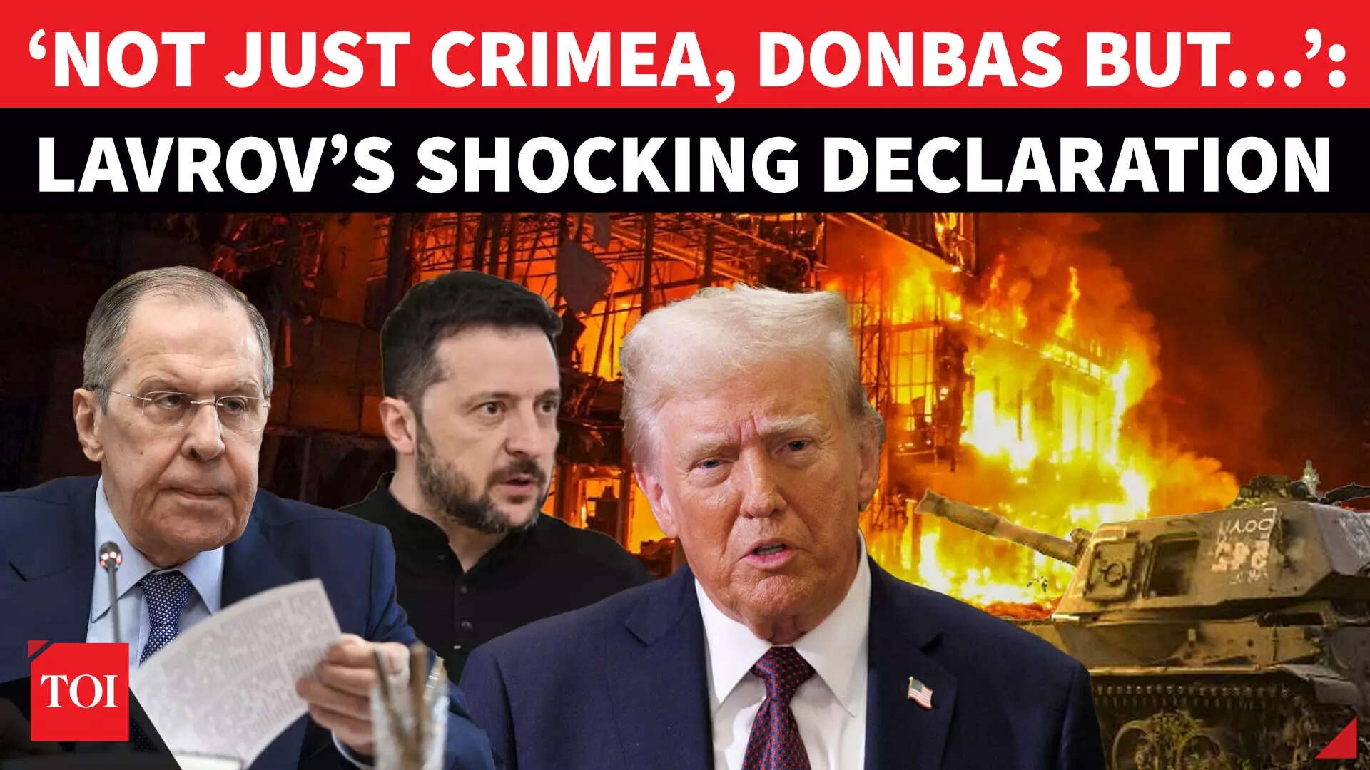 Lavrov Announces Land Swap Plan; ‘Not Just Crimea, Donbas But…'