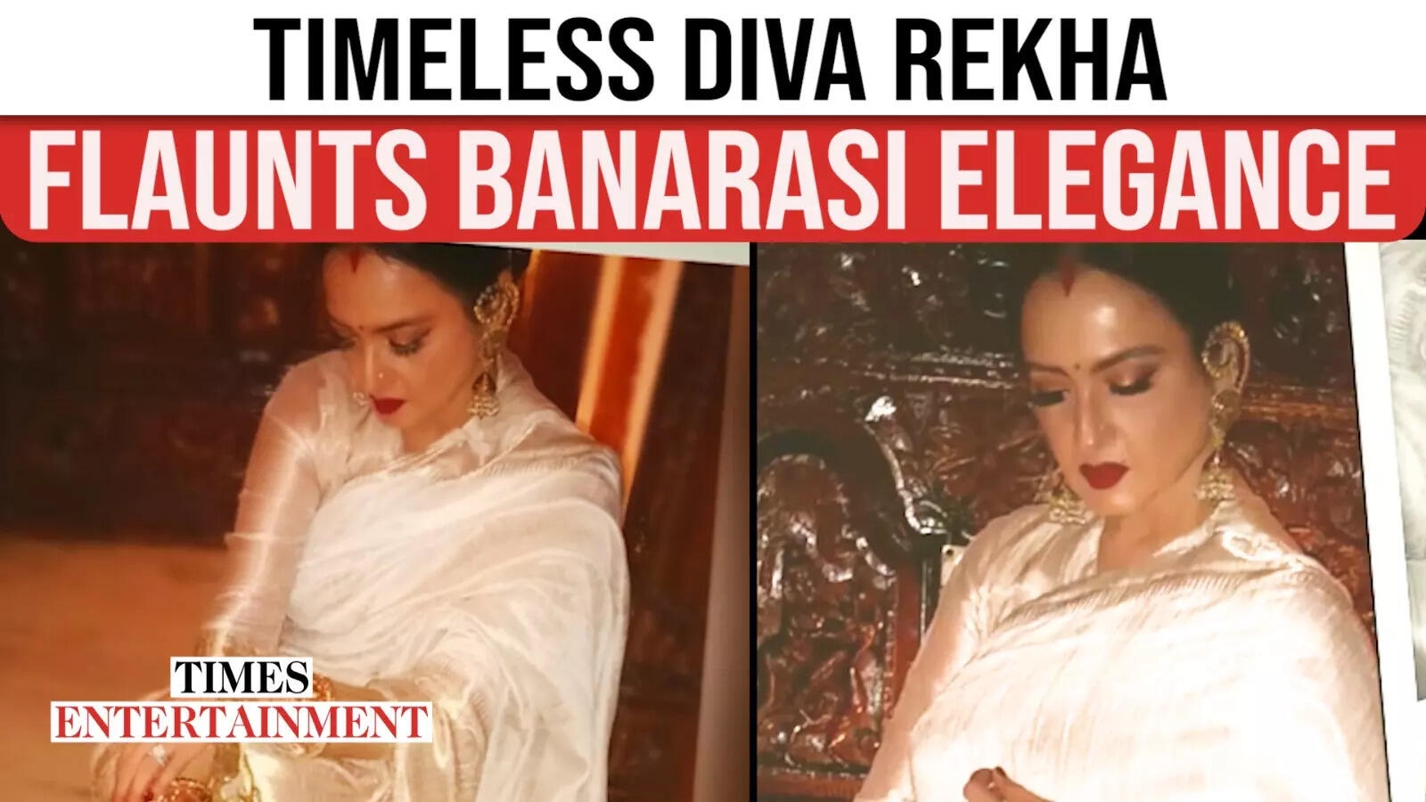 Manish Malhotra Shares Rekha's Ethnic Magic