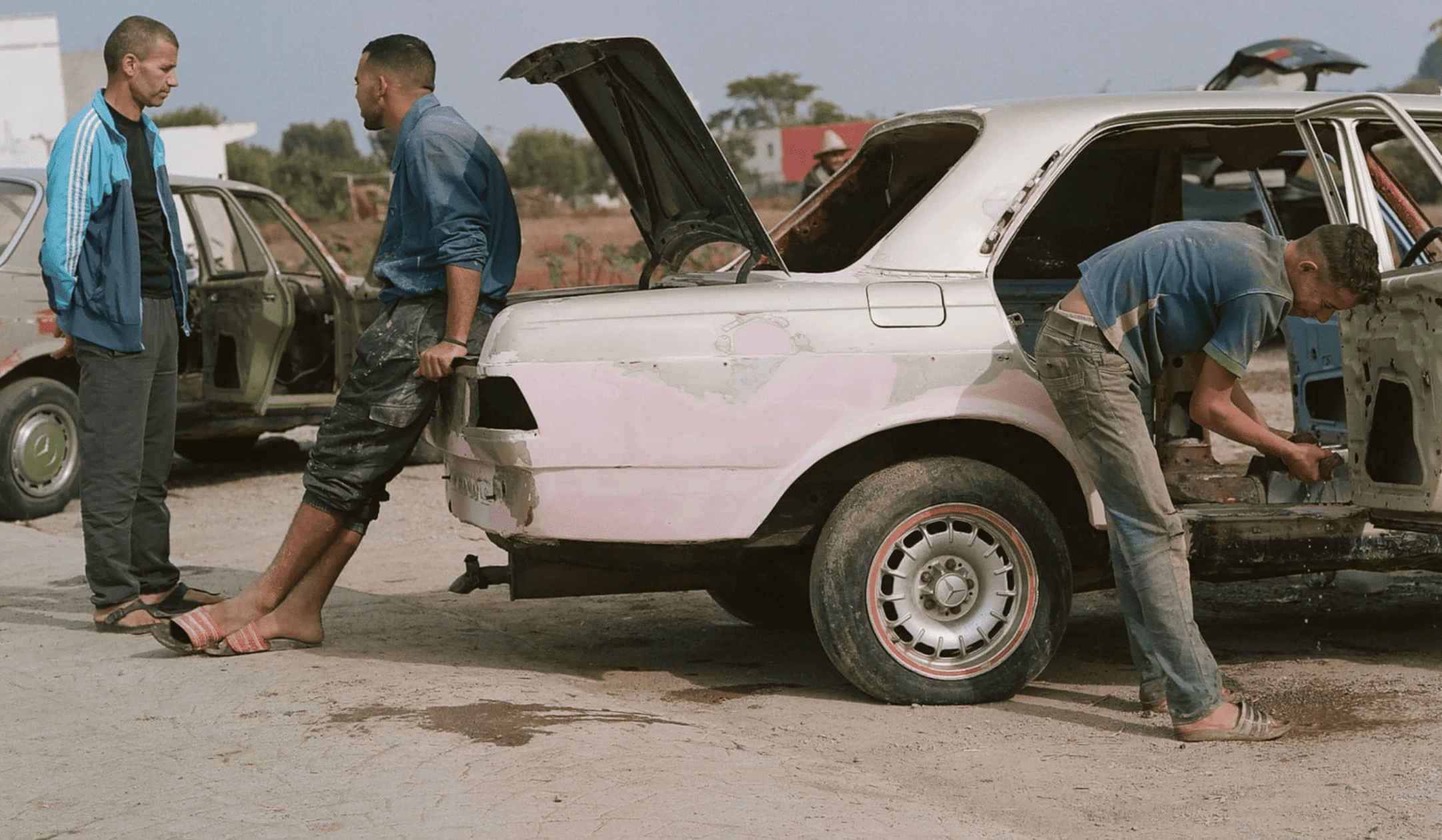 The enduring legacy of Mercedes 240D in rural Morocco captured in photos