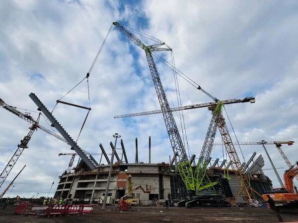 Morocco deploys Zoomlion heavy-lift crane for Rabat World Cup stadium, Benslimane up next