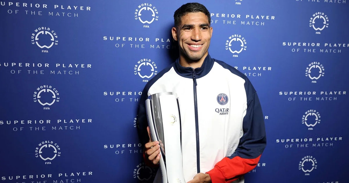 Achraf Hakimi gains French media support for Ballon d'Or candidacy