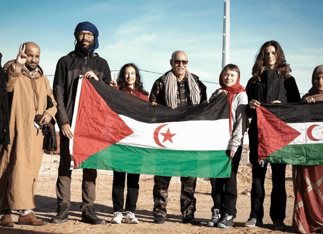 After visiting the Tindouf camps, Greta Thunberg becomes an advocate for Polisario online