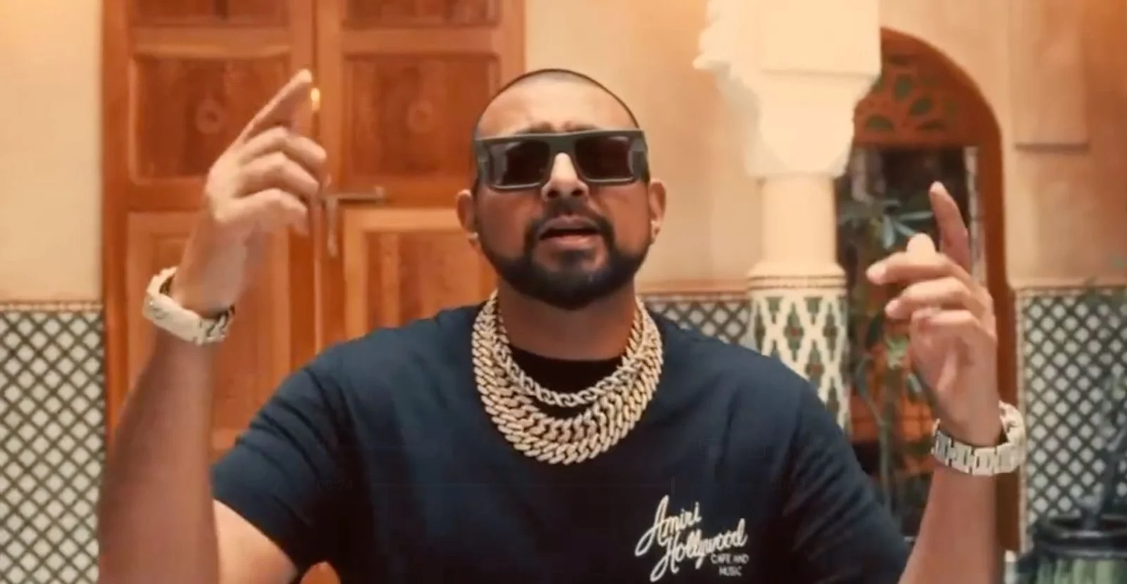 Sean Paul shoots new music video in a Moroccan riad
