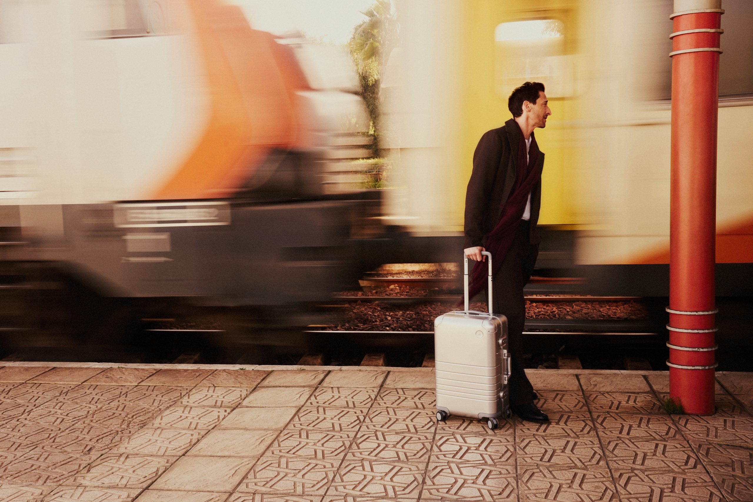 Adrien Brody's train journey to Tangier in Kismet, Monos' cinematic travel campaign