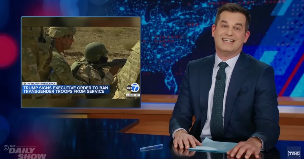Michael Kosta Is More Than Happy to Be Protected by Trans Soldiers