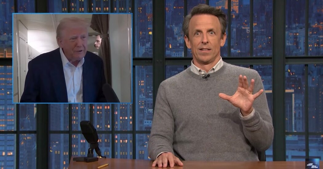 Late Night on Trump, the Constitution and Playing With Dolls