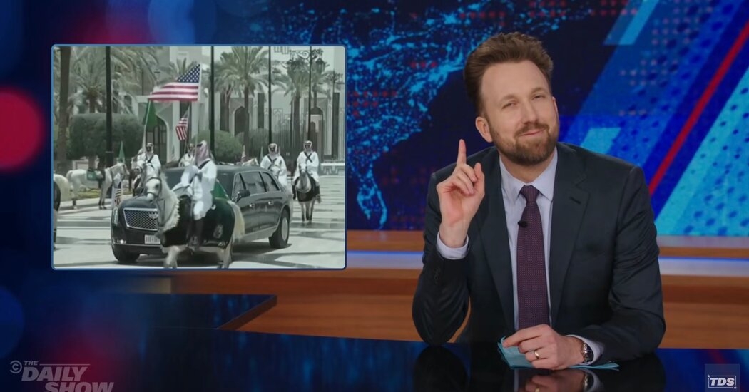 Late Night Is Glad President Trump Has Left the Country
