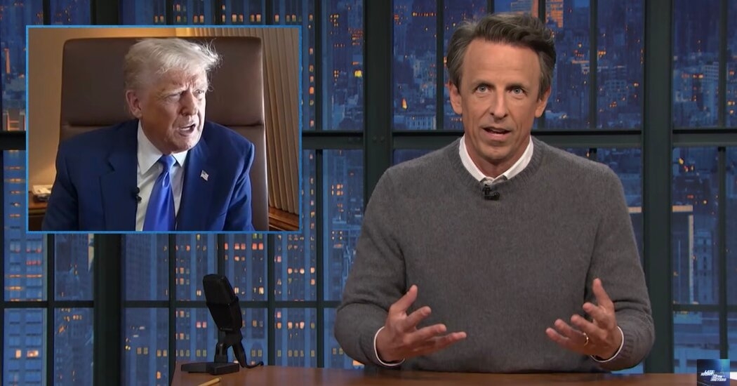 Seth Meyers Thinks Trump Shouldn't Be So Set on That Jet