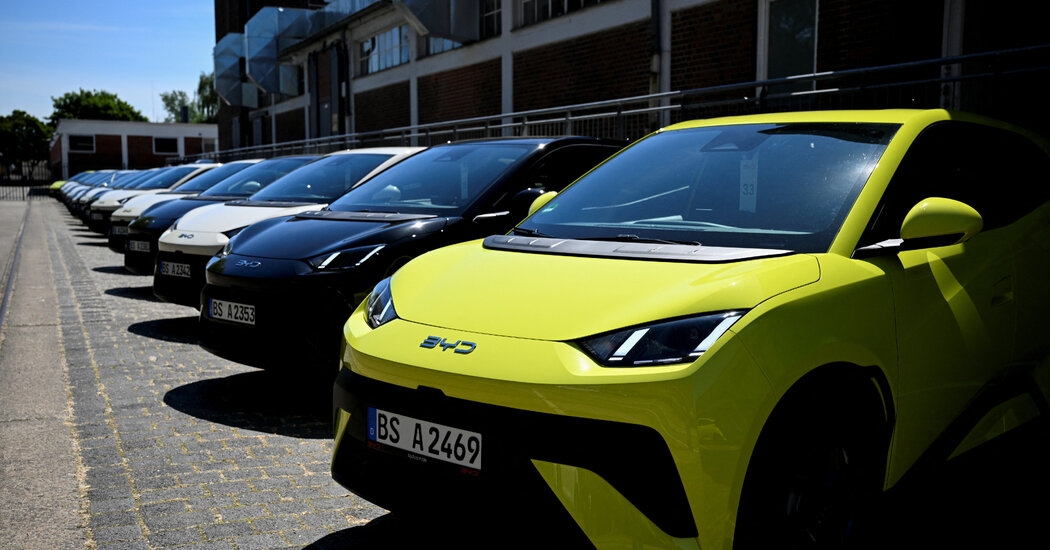 China's BYD Outsells Tesla in Europe for First Time