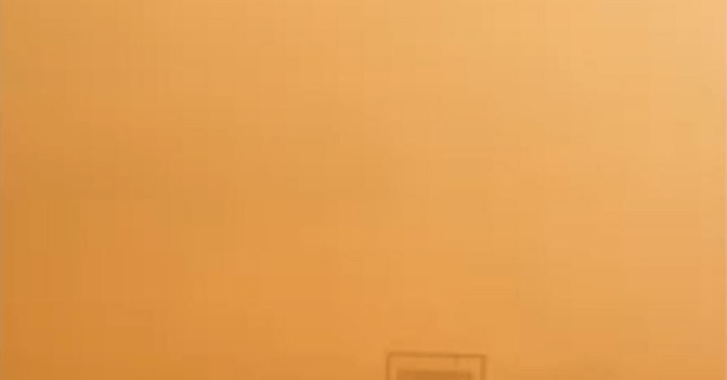 Australia's Skies Glow Orange as Powerful Winds Pull Dust From Parched Land