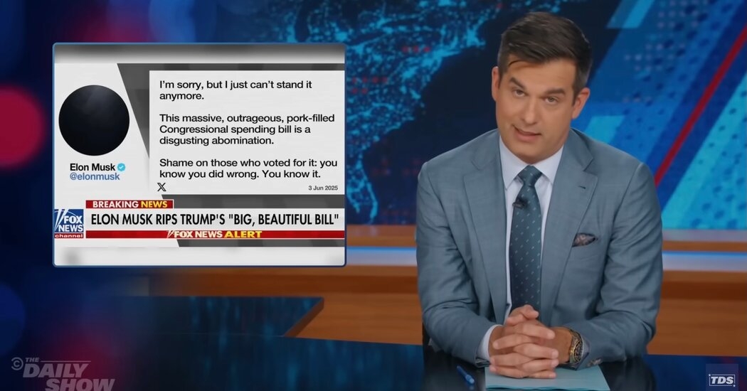 Late Night Hopes Trump and Musk Can Patch Things Up