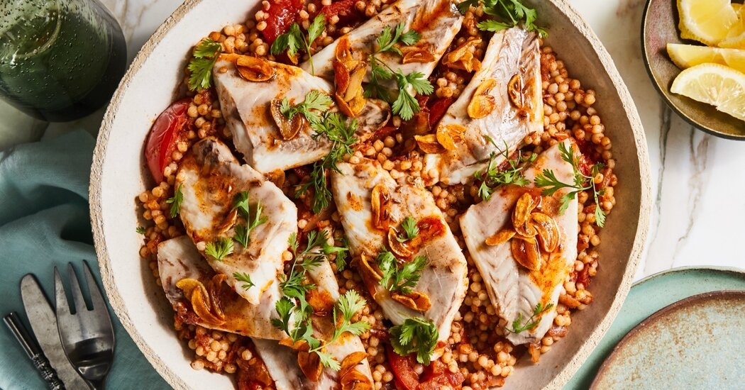 This Easy Dinner Merges Histories (and Fish and Couscous)