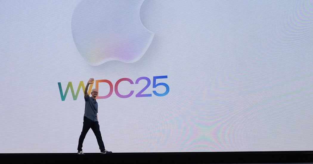 Apple Opens Conference With New iPhone Software Design