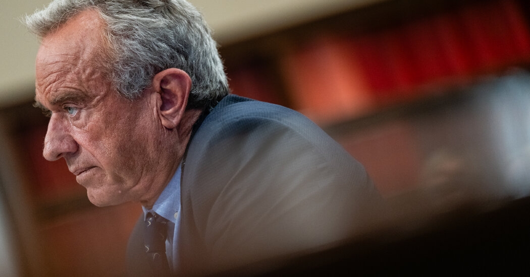 Party Politics Is Said to Have Played a Role in Kennedy's Firing of Vaccine Advisers